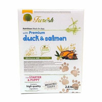Furesh Dry Dog Food w/ Premium Duck & Salmon, 2.6 Lbs -(Starer & Puppy)