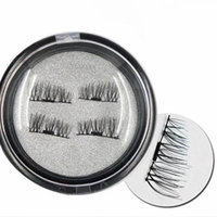 New Women's 3D False Eyelashes Long Cross Natural Fake Eyelash with Applicator Kit - 3 PAIR
