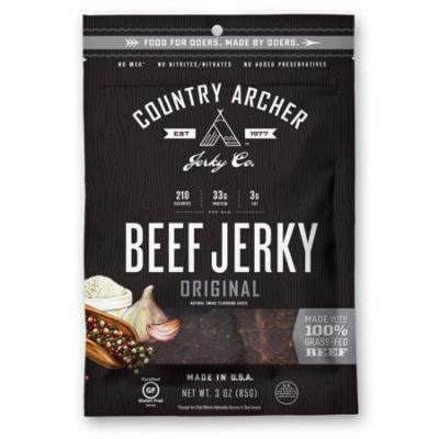 Country Archer Premium Original Beef Jerky- 3 oz. Bag 4-Pack