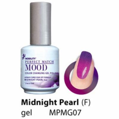 LECHAT Soak off Gel Mood Changing Color - MPMG07 Midnight Pearl