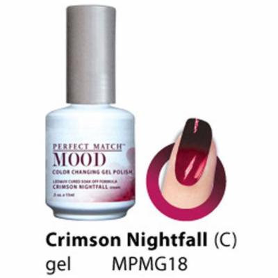 LECHAT Soak off Gel Mood Changing Color - MPMG18 Crimson Nightfall