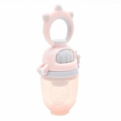 Baby Bottle Nipple, Ice Cream Shape Silicone Baby Food Feeder & Juice Feeder, Teether Nibbler Soother for Infant Milk Care