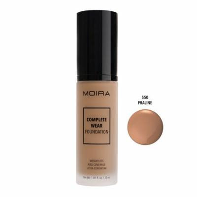 Moira Cosmetics Complete Wear Foundation 550 PRALINE