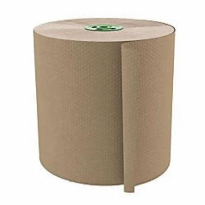 Cascades(R) 100% Recycled Hardwound 1-Ply 7 1/2in. Roll Towel For Tandem(R), 775ft., Moka, 6 Rolls Per Case