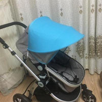 Anti-UV Sunshade Canopy Cover For Baby Stroller Black Shade Cape