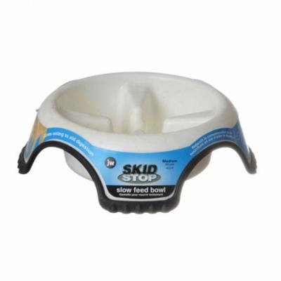 JW Pet Skid Stop Slow Feed Bowl Medium - 8.5