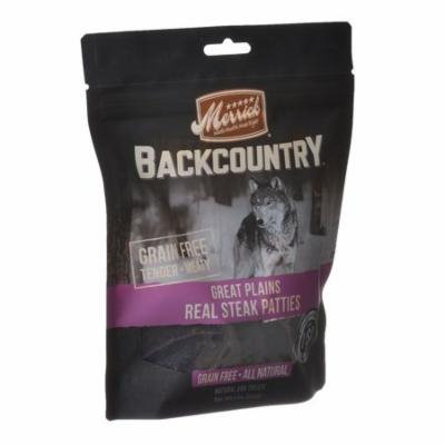 Merrick Backcountry Great Plains Real Steak Patties 4 oz - Pack of 4