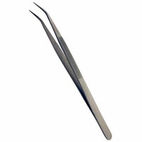 Fine Point Curved Tip Tweezers - 6.25