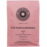 6 Pack - For Five Coffee Roasters Five Points Espresso Ground 12 oz