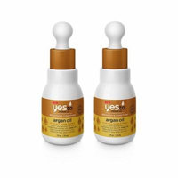 Yes To Miracle Oil Brighten and Condition Argan Oil for All Skin Types, 1 Oz (Pack of 2) + Makeup Blender Sponge