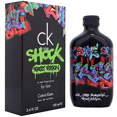 C'K' One Shock Street Edition Men by Ca|vin K|ein Eau De Toilette, for Men EDT 3.4 OZ, 100 ML