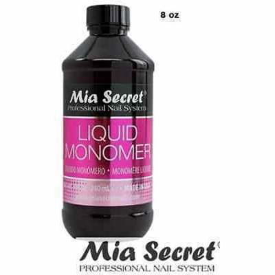 Mia Secret Professional Acrylic Nail System Liquid Monomer 8 oz + Free Temporary Body Tatoo!