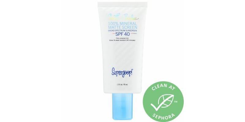 matte screen supergoop