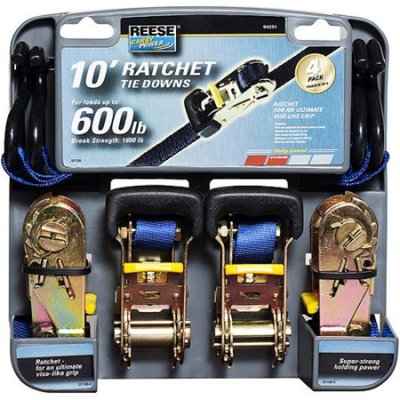 Reese Carry Power Heavy Duty Ratchet, 4-Pack