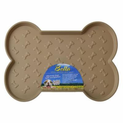 Loving Pets Bella Spill-Proof Dog Mat - Tan Small (18.25