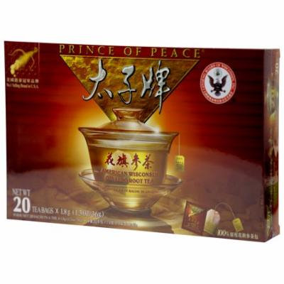 Prince of Peace American Wisconsin Ginseng Root Tea 20 Bag