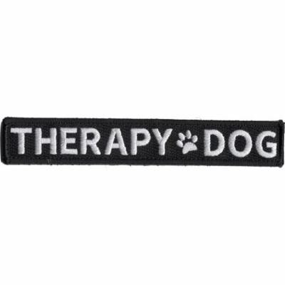 THERAPY DOG W/ PAW PRINT PATCH HOOK AND LOOP BACK VEST SERVICE COMFORT ANIMAL