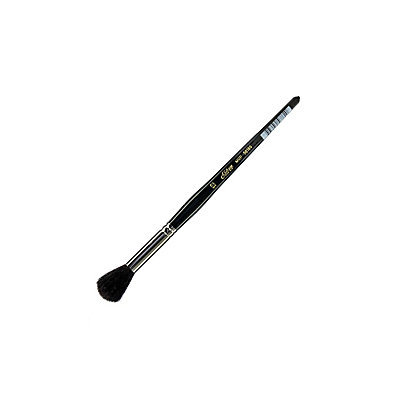 Silver Brush Paint Brush, Size 12, Round Bristle, Goat Hair, Dark Red