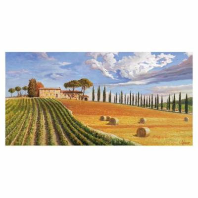 Global Gallery's 'Colline toscane' By Adriano Galasso Unframed Giclee on Paper Print