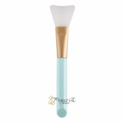 Silicone Face Mask Brush,Soft Silicone Facial Mud Mask Applicator Brush Hairless Facial Mask Applicator Tools for Applying Facial Mask, Eye Mask,Peel, Serum or DIY Needs-3 pc Blue