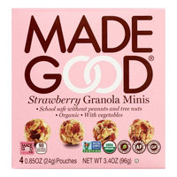 Nassau Candy 966606 3.4 oz Made Good Strawberry Granola Minis - Pack of 6