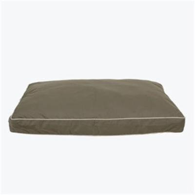 Carolina Pet 012190 MF Classic Canvas Rectangle Memory Foam Jamison Pet Bed - Sage with Khaki Cord, Medium