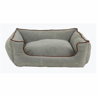 Carolina Pet 019310 Microfiber Low Profile Poly Fill Kuddle Lounge Pet Bed - Spa Blue, Medium