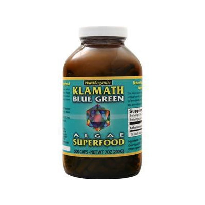 Power Organics Blue Green Algae Superfood 500 caps