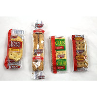 Keebler Crackers Variety Pack, 100 Count (25 2-Pack Each of Club, Wheat, Townhouse & Sesame Sticks), 1.6 Pound Bag