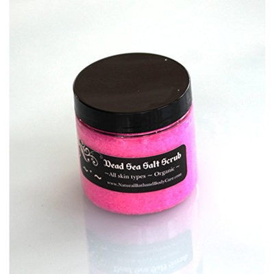 Organic Face and Body Scrub with Dead Sea Salt - 3 JARS, 4 OZ each (Hibiscus)