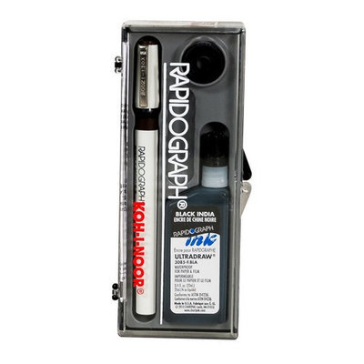 CHARTPAK, INC. 3165BX1 RAPIDOGRAPH TECHNICAL PEN AND INK SET 1