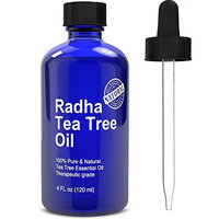 Radha Beauty Tea Tree Essential Oil 4 oz - 100% Pure Therapeutic Grade
