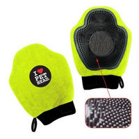 Pet Head Massaging Bath Mitt, Green