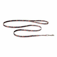 Pet Attire Styles Special Paw Brown Dog Leash 4' Long x 3/8 Wide - Pack of 4