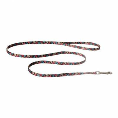 Pet Attire Styles Special Paw Brown Dog Leash 4' Long x 3/8 Wide - Pack of 4