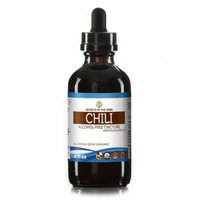 Chili Tincture Alcohol-FREE Extract, Organic Chili (Capsicum annuum) Dried Pepper 4 oz
