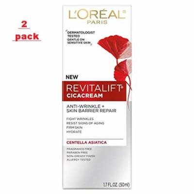 2 pack -L'Oreal Paris Revitalift Cicacream Anti-Wrinkle + Skin Barrier Repair