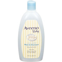 Baby / Child Pediatrician Recommended Aveeno Lightly Scented Baby Wash & Shampoo, 18-Fluid Oz. Bottle Pack Of 3 Infant