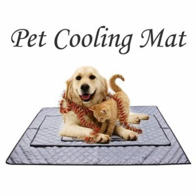 NK Pet Mat Dog Cat Cool Mat Cooling Pet Mat Mattress Cushion Heat Relief Non-Toxic Grey