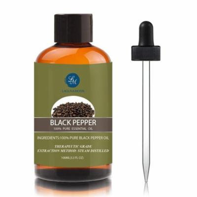 100ml Black-Pepper Essential Oils,Pure&Natural Aromatherapy Oil For Massage And Relaxation,Premium Therapeutic Grade,Fragrance For Personal Care&Wellness