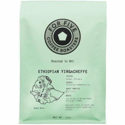 For Five Coffee Roasters Ethiopian Yirgacheffe Whole Bean