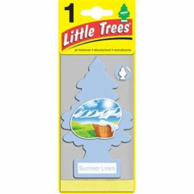 Little Trees U2S22074 Air Fresheners Summer Linen - Pack of 12 & Pack of 2