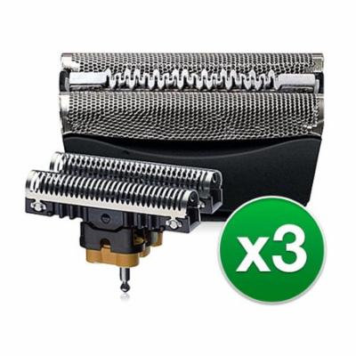 Braun 51B Replacement Cassette For WF2s Shaver Model (3 Pack)