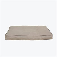 Carolina Pet 012210 MF Classic Canvas Rectangle Memory Foam Jamison Pet Bed - Khaki with Sage Cord, Large