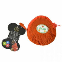 Pet Life Ultimate Waterproof Thunder-Paw Zippered Orange Travel Dog Raincoat Medium - (14
