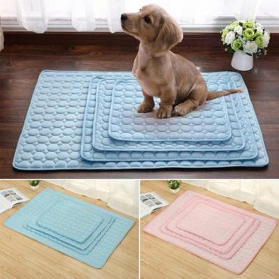 Dog Cat Pet Cool Mat Puppy Non-toxic Chilly Summer Sleeping Bed Soft