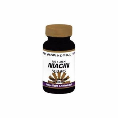 4 Pack Windmill Niacin 500mg Helps Fight Cholesterol 120 Tablets Each