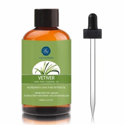 100ml Vetiver Essential Oils,Pure&Natural Aromatherapy Oil For Massage And Relaxation,Premium Therapeutic Grade,Fragrance For Personal Care&Wellness