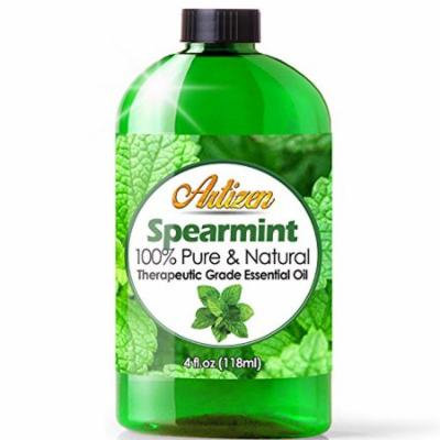 Artizen Spearmint Essential Oil (100% Pure & Natural - UNDILUTED) Therapeutic Grade - Huge 4oz Bottle - Perfect for Aromatherapy, Relaxation, Skin Therapy & More!