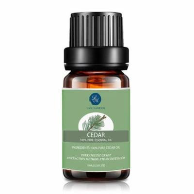 Lagunamoon 10ml Cedar Essential Oils,Pure&Natural Aromatherapy Oil For Massage And Relaxation,Premium Therapeutic Grade,Fragrance For Personal Care&Wellness